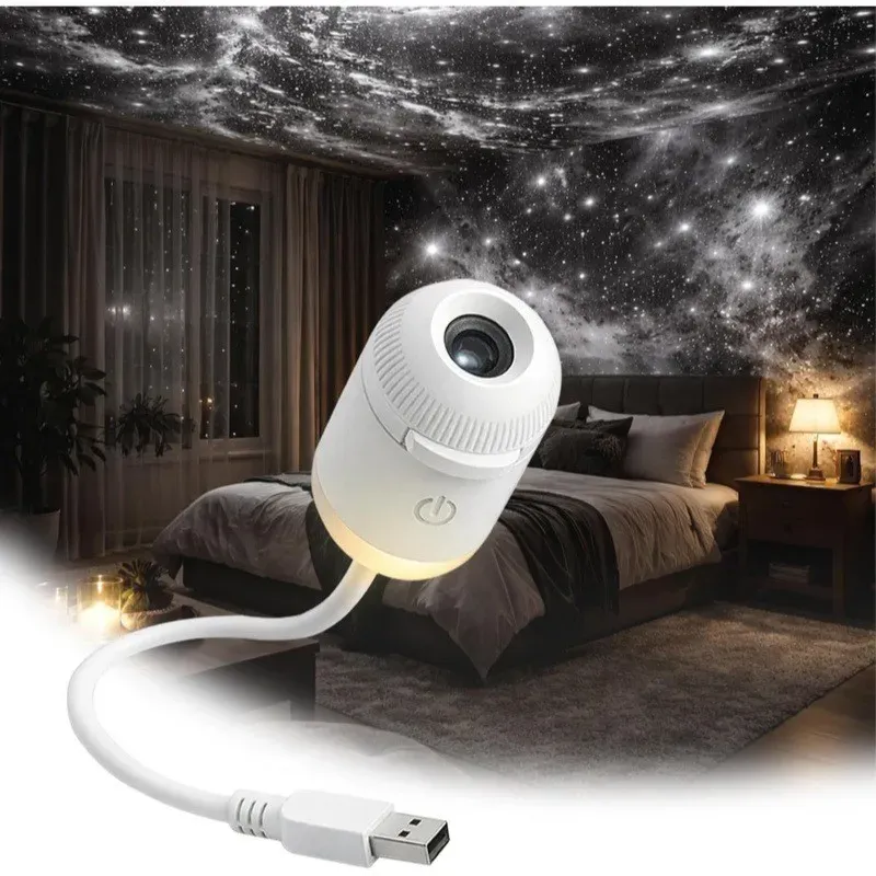 Starry Sky Projection Night Light – 12 Theme Room Projector